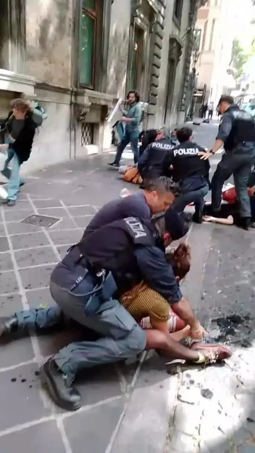 L'assalto di Ultima generazione al ministero del Lavoro