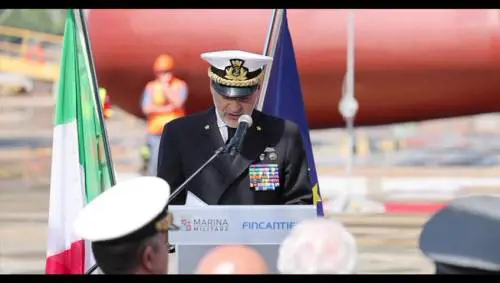 Fincantieri, varata la fregata Fremm "Emilio Bianchi"