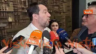 Salvini: "Tappo delle bottigliette che si incastra nel naso difende ambiente? Punti di vista"