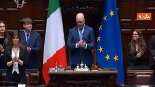 Mattarella e Meloni alla Camera per l'evento dedicato a Matteotti