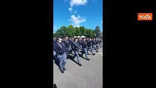 Parata del 2 giugno, le prove della Polizia di Stato