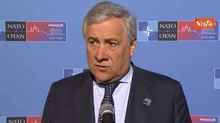 Tajani: "Posizione italiana su armi all'Ucraina è chiara"