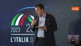 Salvini: "Quando si parla di Ponte in Parlamento ormai sono tutti ingegneri"