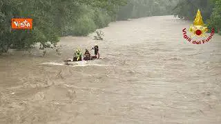 Ragazzi dispersi nel Natisone, le foto delle ricerche dei Vigili del Fuoco