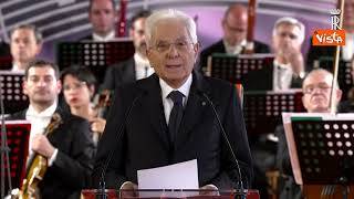 Mattarella: "Dalla Russia pericolosa corsa agli armamenti"