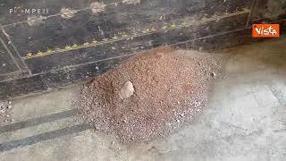 Ecco la stanza blu scoperta a Pompei