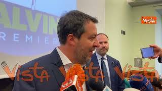 Salvini: "Mi auguro primo parlamento Ue con maggioranza di centrodestra"