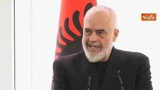 Edi Rama sarcastico: "Felice che giornalisti siano qui sani e salvi, cuore della malavita albanese"