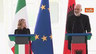 Edi Rama a Meloni: "A volte penso 'Perché non uniamo Italia e Albania? Sono Paesi simili"