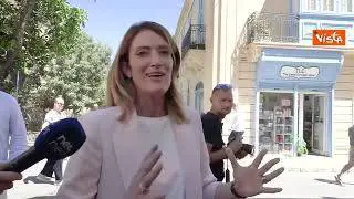 Europee, Metsola: "Spero vinca la democrazia"