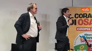 Fratoianni: "Ilaria Salis da stasera è un'europarlamentare". L'applauso al comitato