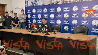 Salvini: "Ci davano per morti, ma siamo vivi e vivaci"