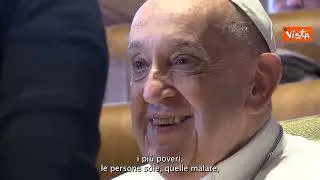 Papa Francesco in Campidoglio, ecco le immagini dell'incontro con il sindaco Gualtieri