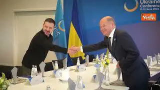 Zelensky a Berlino incontra il cancelliere tedesco Scholz