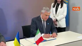 Tajani firma il memorandum per la ricostruzione di Odessa, in Ucraina