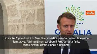 Macron: "Presidente della Repubblica francese non cambierà fino al 2027”