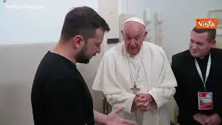 Zelensky incontra Papa Francesco al G7: "Grazie di tutto"