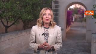 G7, Meloni: "Orgogliosa di come l'Italia ha tracciato la rotta"