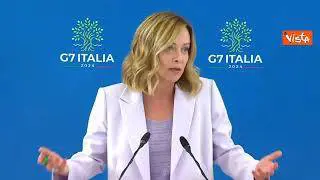 G7, Meloni: "Sull'aborto è stata fatta una polemica del tutto artefatta"