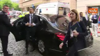 Metsola a Bruxelles: "Attendo con ansia esito positivo delle riunioni informali"