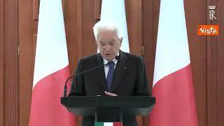 Mattarella: "Fermo sostegno all'integrità e all'indipendenza Ucraina"