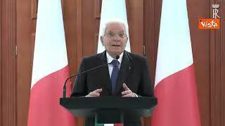 Mattarella: "Italia a fianco della Moldavia nel suo cammino di avvicinamento a Ue"