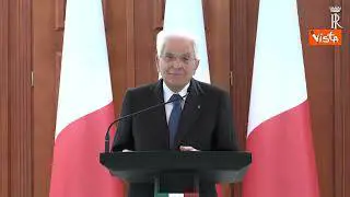 Mattarella: "Comunità moldava in Italia apprezzata per sua operosità"
