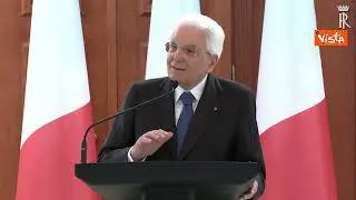 Mattarella: "Anche in Italia atti di disinformazione russa"