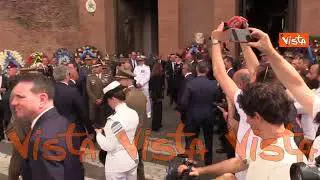 Addio al Generale Graziano, picchetto d'onore e tante autorità ai funerali