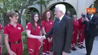 Mattarella celebra il 160° anniversario della Croce Rossa Italiana