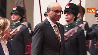 Meloni riceve Presidente Singapore Tharman Shanmugaratnam a Palazzo Chigi