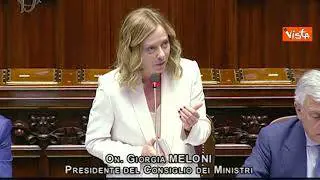 Meloni: "In Ue schiero Italia dove sta interesse nazionale, non dove vuole il Pd"