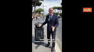 Gualtieri: "A Roma 18mila nuovi cestini, triplichiamo numero"