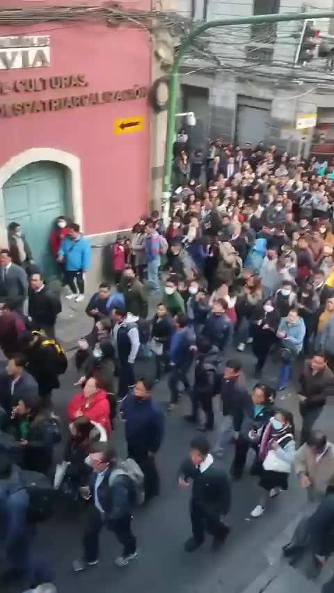 Mobilitazione di piazza contro il golpe in Bolivia