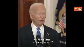 Biden su immunità Trump: "Non sono d'accordo con Corte Suprema, non ci sono re in America"