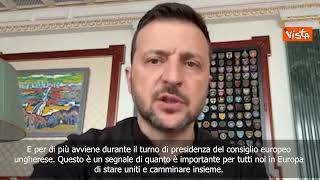 Zelensky su visita Orbán a Kiev: “Importante per stare uniti. Abbiamo parlato di pace”