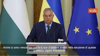 Orbán in visita a Kiev: Chiudiamo le controversie. Parteciperemo a modernizzazione Paese