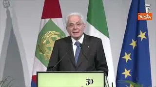 Mattarella: "Costruire una solida sovranità europea"