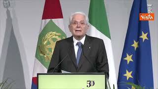 Mattarella: Sbagliata e rischiosa tentazione inserire temi particolari in prima parte costituzione