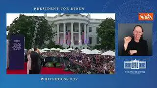 Gli auguri per il 4 luglio di Joe Biden e Kamala Harris alla Casa Bianca