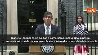 Sunak: "Rispetto Starmer come politico e come uomo"