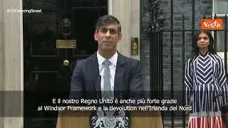 Sunak: “Il nostro Paese è più prospero e più equo rispetto al 2020”