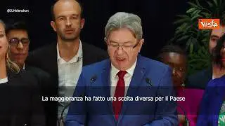 Mélenchon: “Risultati elezioni chiare. Il Presidente della Repubblica ha perso”