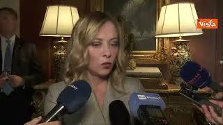 Meloni: "Mantenere equilibrio che costringa a pace giusta per l'Ucraina"