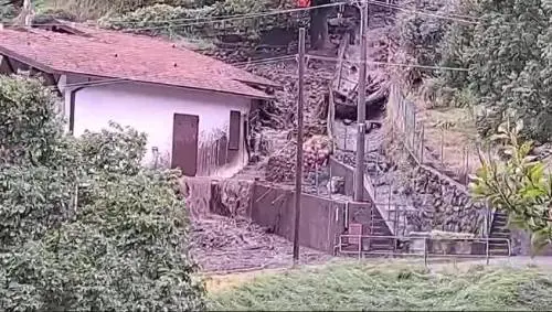 Caslino d’Erba (Como), si contano i danni per il maltempo