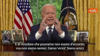Biden: "Dopo attentato a Trump necessario abbassare tensione politica"
