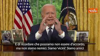 Biden: "Dopo attentato a Trump necessario abbassare tensione politica"