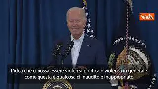 Biden condanna l'attentato a Trump: "Disgustoso, non possiamo perdonarlo"