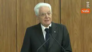 Mattarella: "Ottant'anni fa il Brasile aiuto l'Italia a liberarsi dal fascismo e dal nazismo"