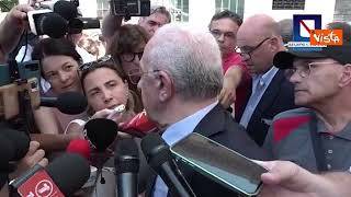 De Luca: "Foto con Meloni e Fitto mi è costata 1,2 miliardi, come Salvador Mundi di Leonardo"
